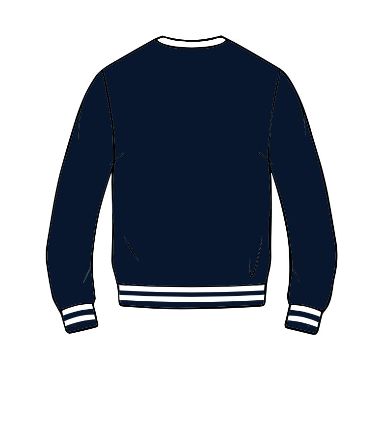 Trin Crewneck - Navy Blue